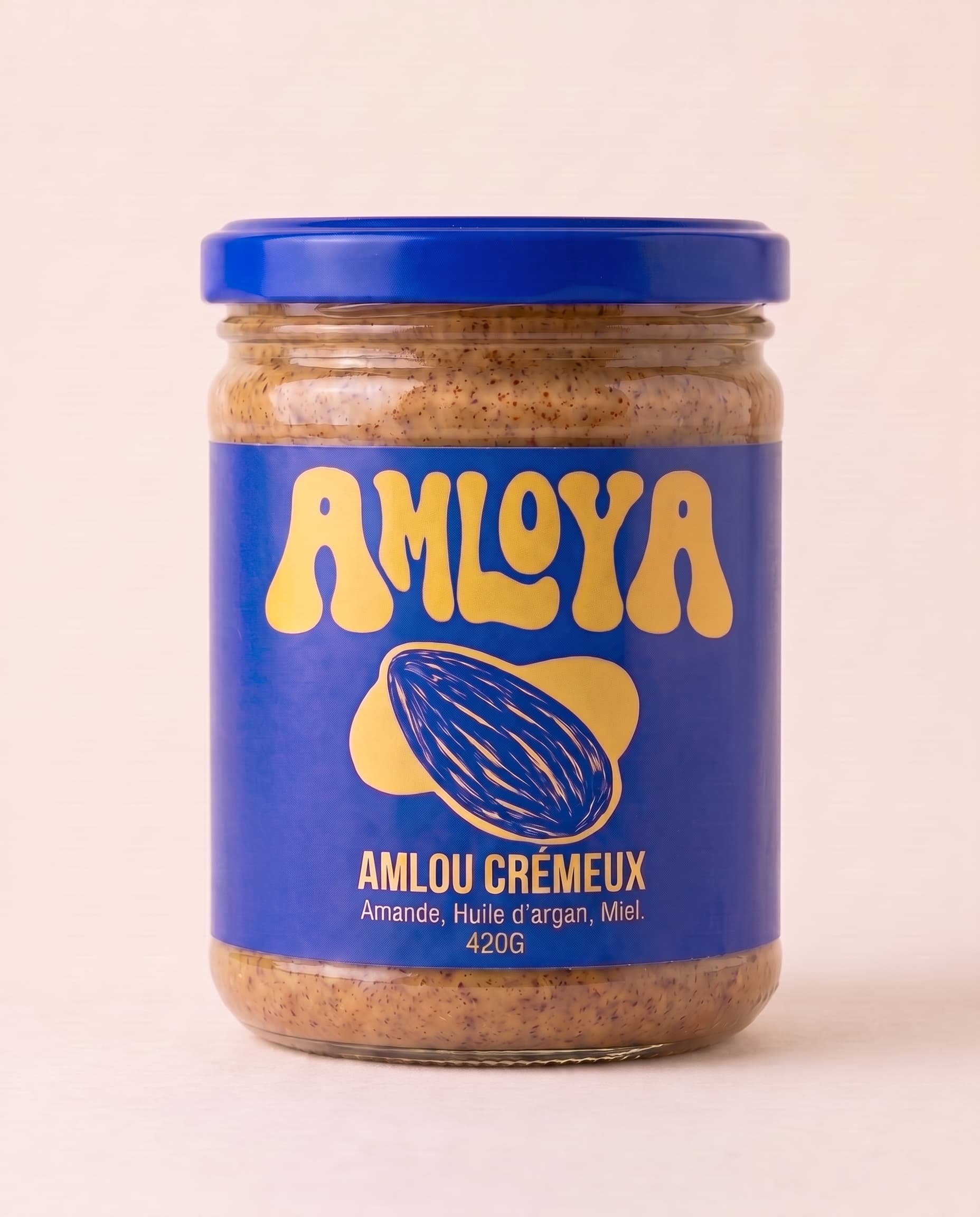 Pot AMLOYA d'amlou 420 g, format standard