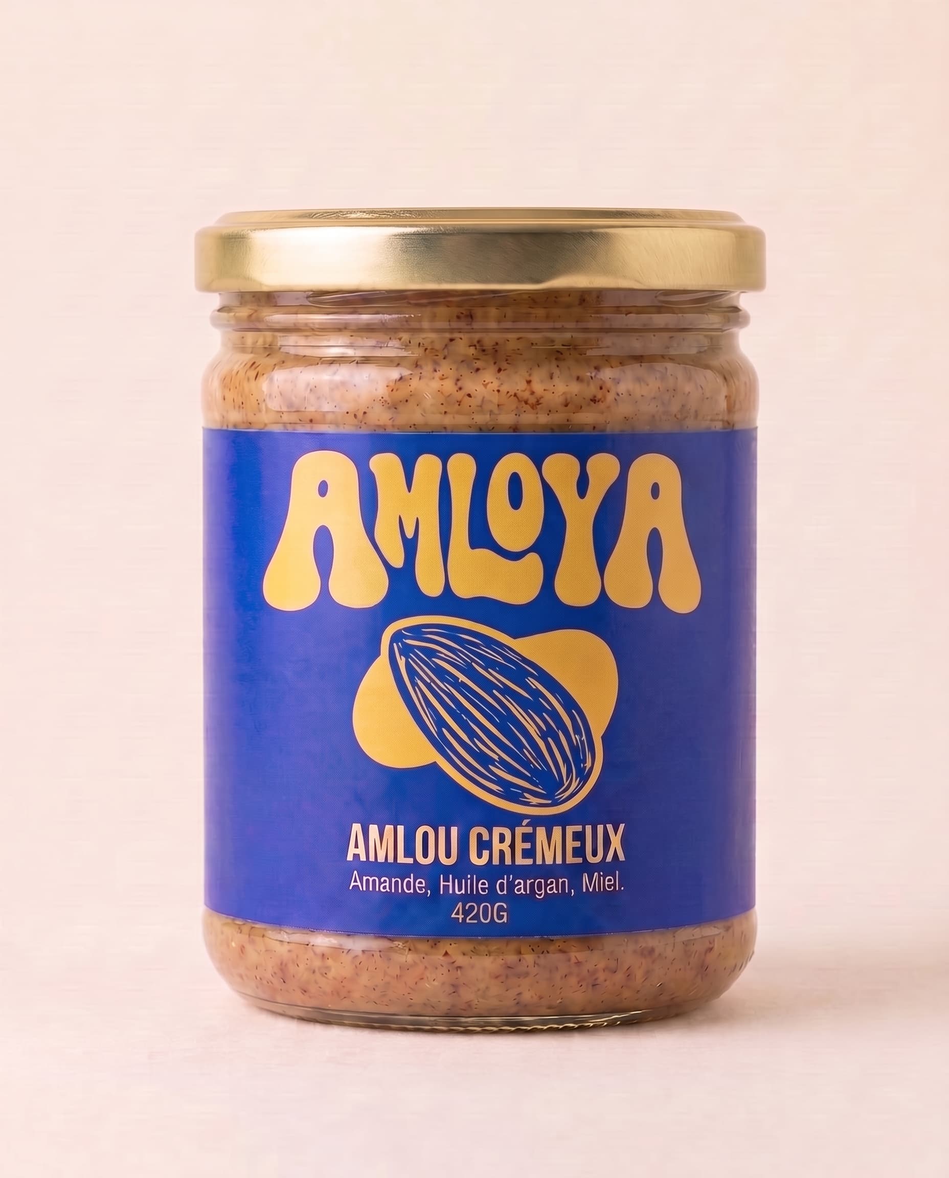 Pot AMLOYA d'amlou 420 g, format standard